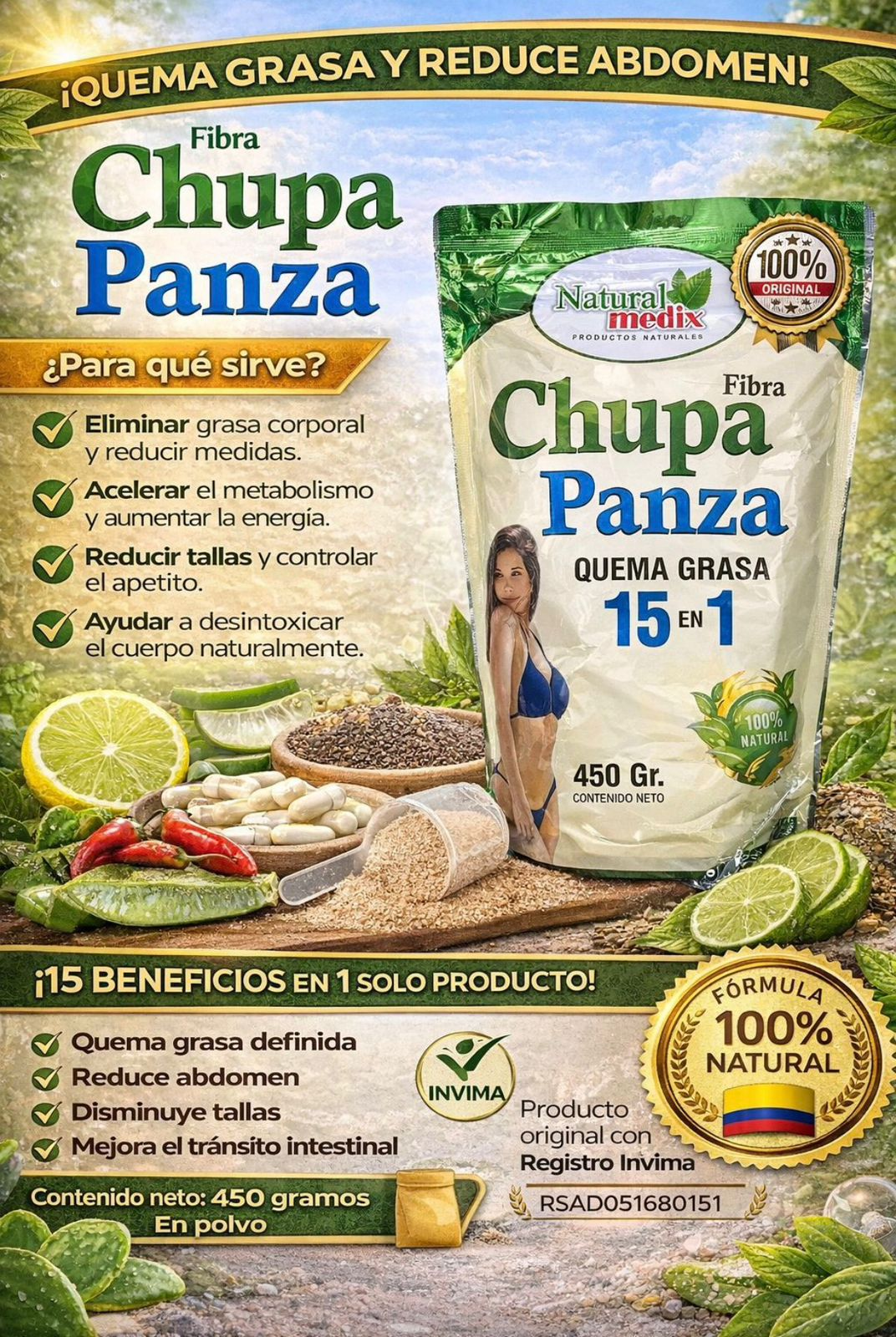 Chupanza fibra